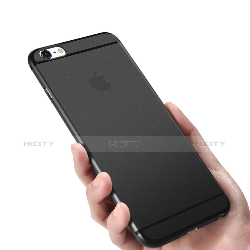 Coque Ultra Fine Plastique Rigide U02 pour Apple iPhone 6 Plus Noir Plus