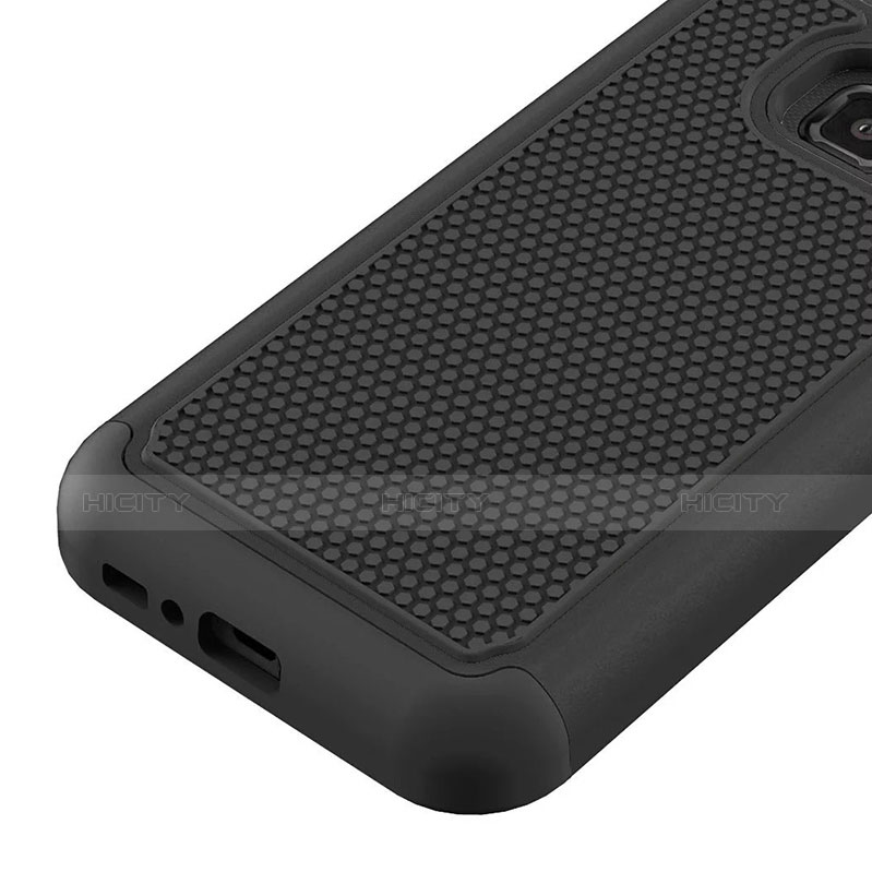 Coque Ultra Fine Silicone Souple 360 Degres Avant et Arriere pour Samsung Galaxy S7 Active G891A Noir Plus