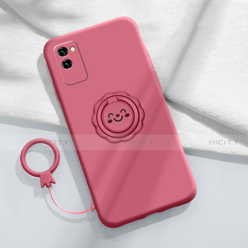 Coque Ultra Fine Silicone Souple 360 Degres Housse Etui C01 pour Huawei Honor Play4 Pro 5G Vin Rouge Plus