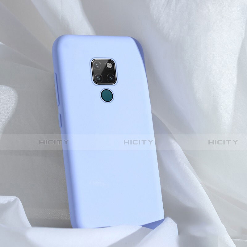 Coque Ultra Fine Silicone Souple 360 Degres Housse Etui C01 pour Huawei Mate 20 Bleu Ciel Plus