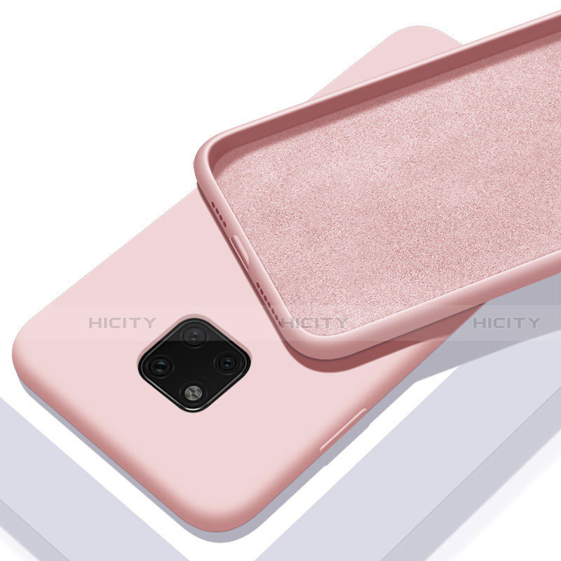 Coque Ultra Fine Silicone Souple 360 Degres Housse Etui C01 pour Huawei Mate 20 Pro Rose Plus