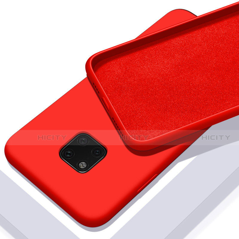 Coque Ultra Fine Silicone Souple 360 Degres Housse Etui C01 pour Huawei Mate 20 Pro Rouge Plus