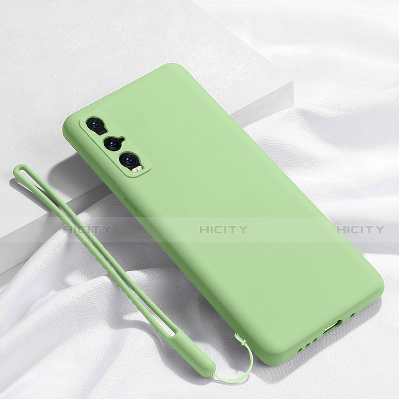 Coque Ultra Fine Silicone Souple 360 Degres Housse Etui C01 pour Oppo Find X2 Cyan Plus