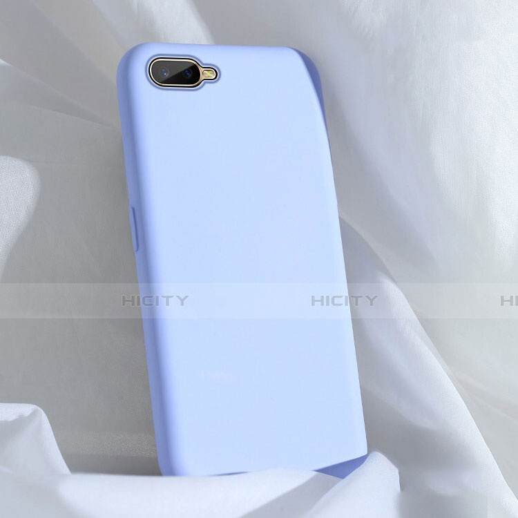 Coque Ultra Fine Silicone Souple 360 Degres Housse Etui C01 pour Oppo R15X Bleu Ciel Plus