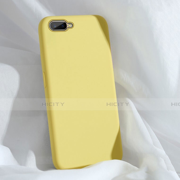 Coque Ultra Fine Silicone Souple 360 Degres Housse Etui C01 pour Oppo R15X Jaune Plus