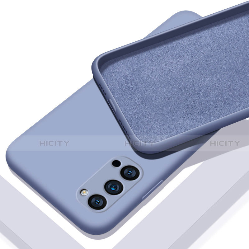 Coque Ultra Fine Silicone Souple 360 Degres Housse Etui C01 pour Oppo Reno4 5G Gris Plus