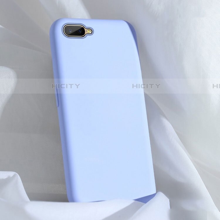 Coque Ultra Fine Silicone Souple 360 Degres Housse Etui C01 pour Oppo RX17 Neo Bleu Ciel Plus