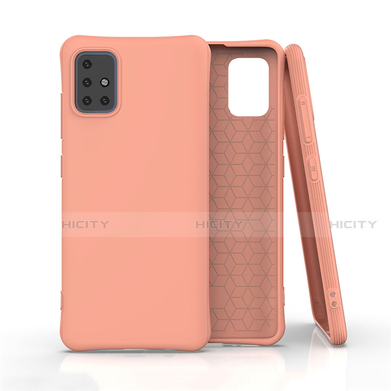 Coque Ultra Fine Silicone Souple 360 Degres Housse Etui C01 pour Samsung Galaxy A51 5G Orange Plus