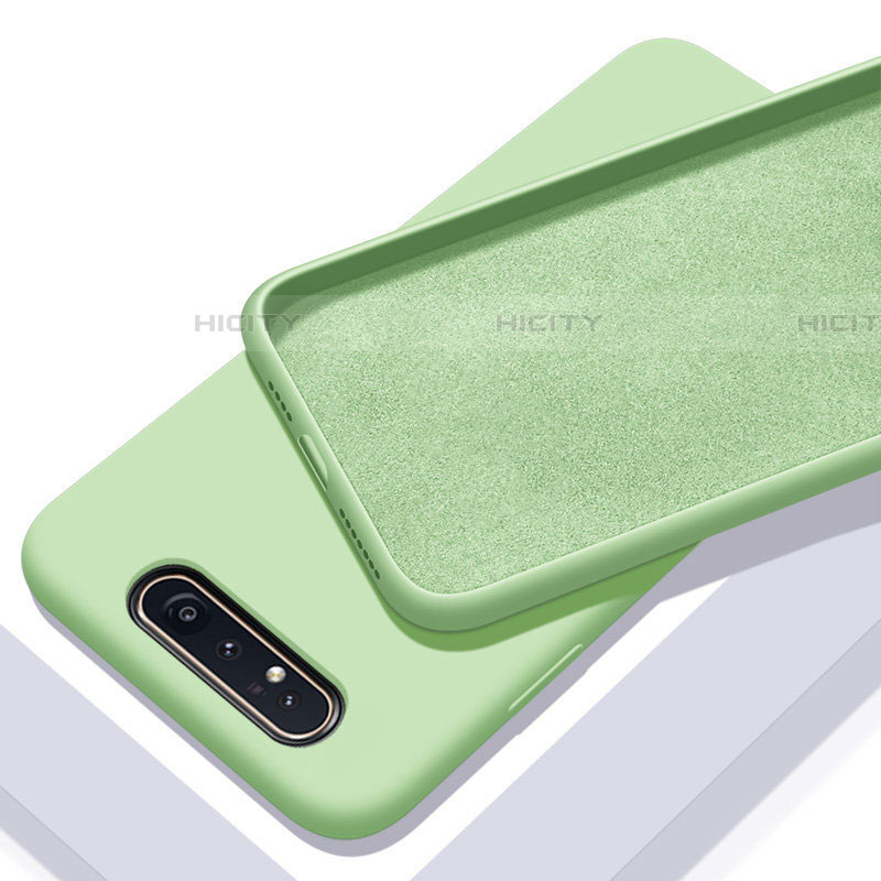 Coque Ultra Fine Silicone Souple 360 Degres Housse Etui C01 pour Samsung Galaxy A80 Vert Plus