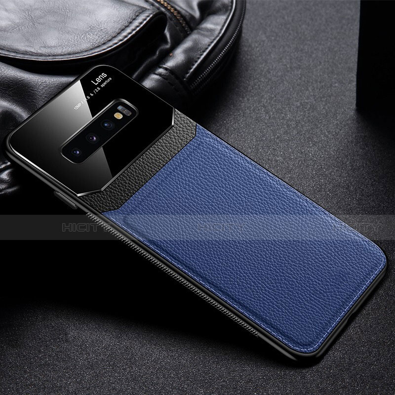 Coque Ultra Fine Silicone Souple 360 Degres Housse Etui C01 pour Samsung Galaxy S10 5G Bleu Plus