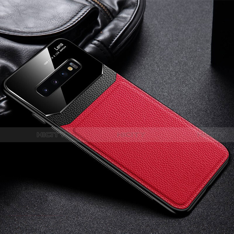 Coque Ultra Fine Silicone Souple 360 Degres Housse Etui C01 pour Samsung Galaxy S10 5G Rouge Plus