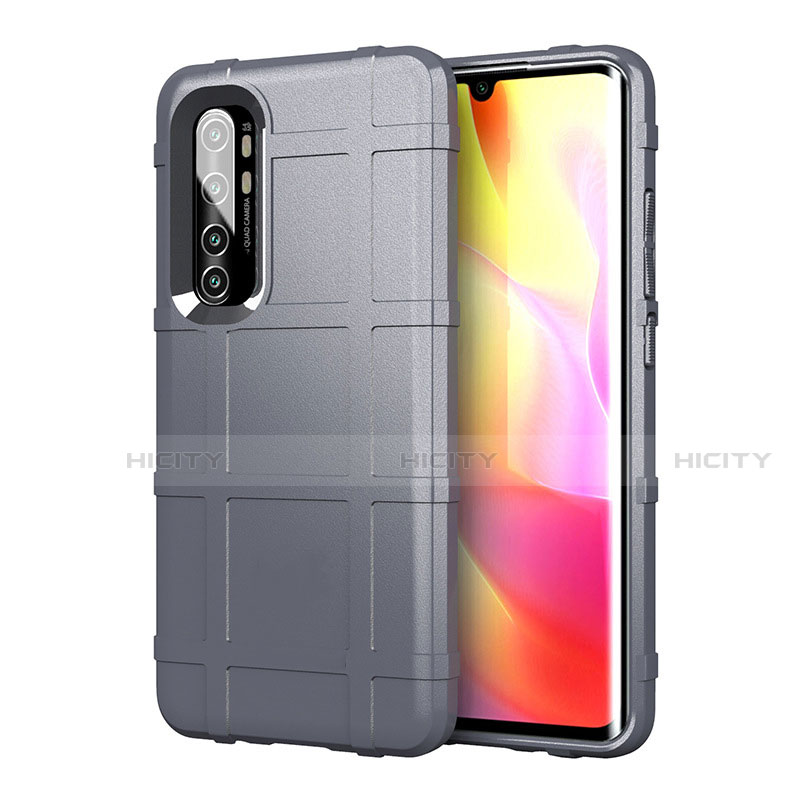 Coque Ultra Fine Silicone Souple 360 Degres Housse Etui C01 pour Xiaomi Mi Note 10 Lite Gris Plus