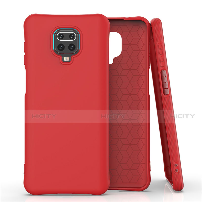 Coque Ultra Fine Silicone Souple 360 Degres Housse Etui C01 pour Xiaomi Poco M2 Pro Rouge Plus