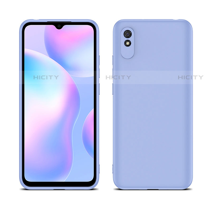 Coque Ultra Fine Silicone Souple 360 Degres Housse Etui C01 pour Xiaomi Redmi 9AT Violet Clair Plus