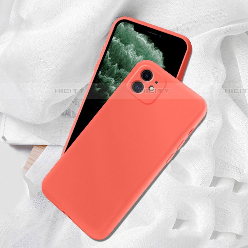 Coque Ultra Fine Silicone Souple 360 Degres Housse Etui C02 pour Apple iPhone 11 Orange Plus