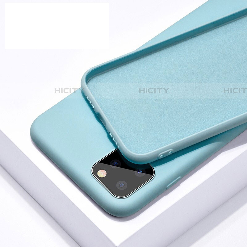 Coque Ultra Fine Silicone Souple 360 Degres Housse Etui C02 pour Apple iPhone 11 Pro Max Bleu Ciel Plus