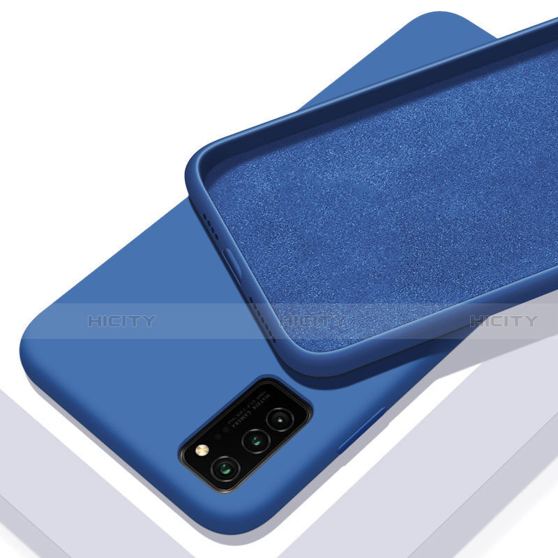 Coque Ultra Fine Silicone Souple 360 Degres Housse Etui C02 pour Huawei Honor V30 5G Bleu Plus