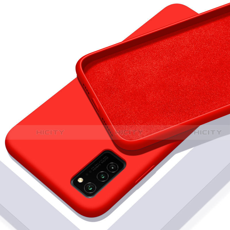 Coque Ultra Fine Silicone Souple 360 Degres Housse Etui C02 pour Huawei Honor View 30 Pro 5G Rouge Plus