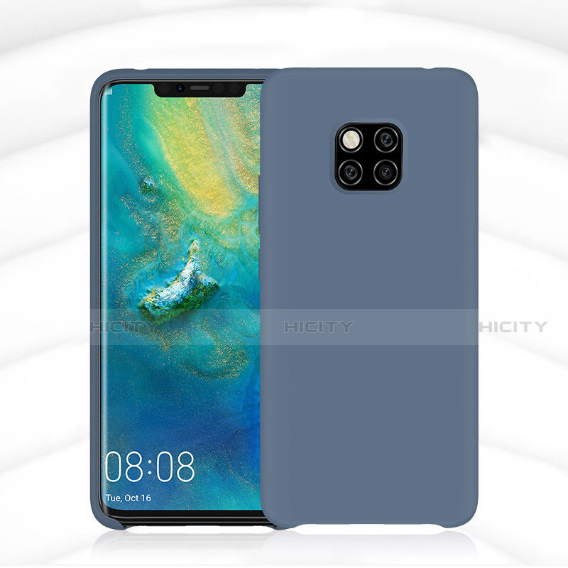 Coque Ultra Fine Silicone Souple 360 Degres Housse Etui C02 pour Huawei Mate 20 Pro Bleu Plus