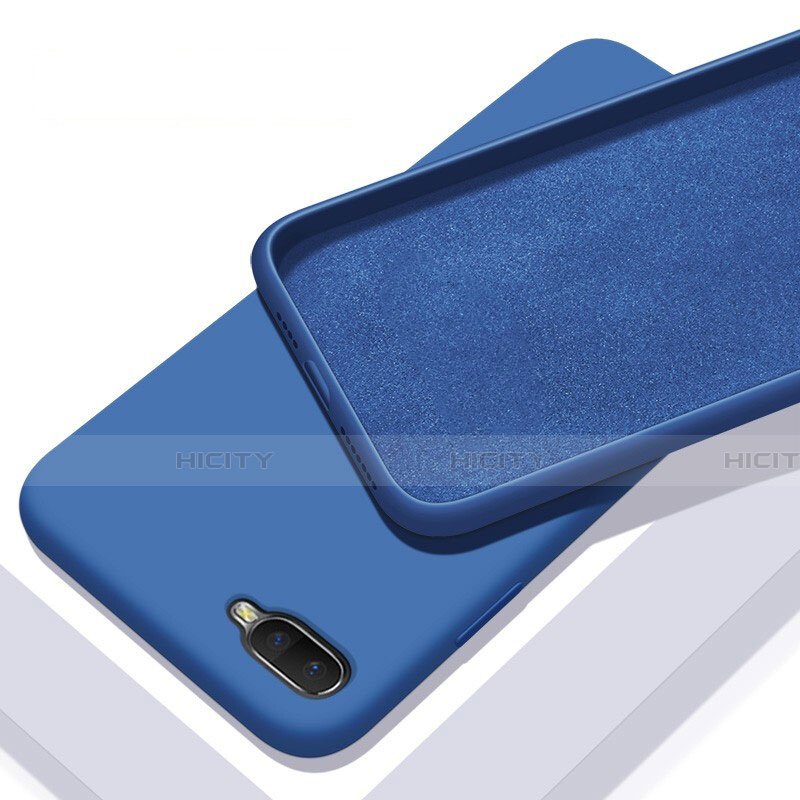 Coque Ultra Fine Silicone Souple 360 Degres Housse Etui C02 pour Oppo R17 Neo Bleu Plus