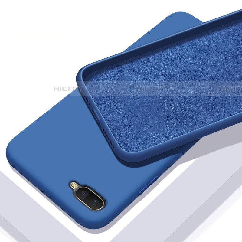 Coque Ultra Fine Silicone Souple 360 Degres Housse Etui C02 pour Oppo RX17 Neo Bleu Plus