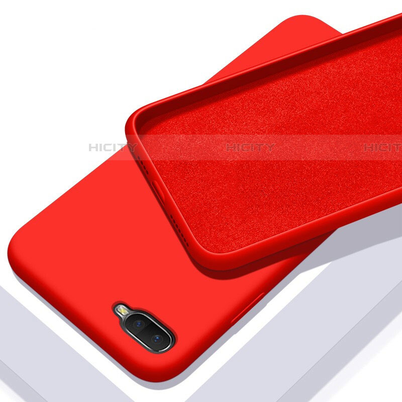 Coque Ultra Fine Silicone Souple 360 Degres Housse Etui C02 pour Oppo RX17 Neo Rouge Plus