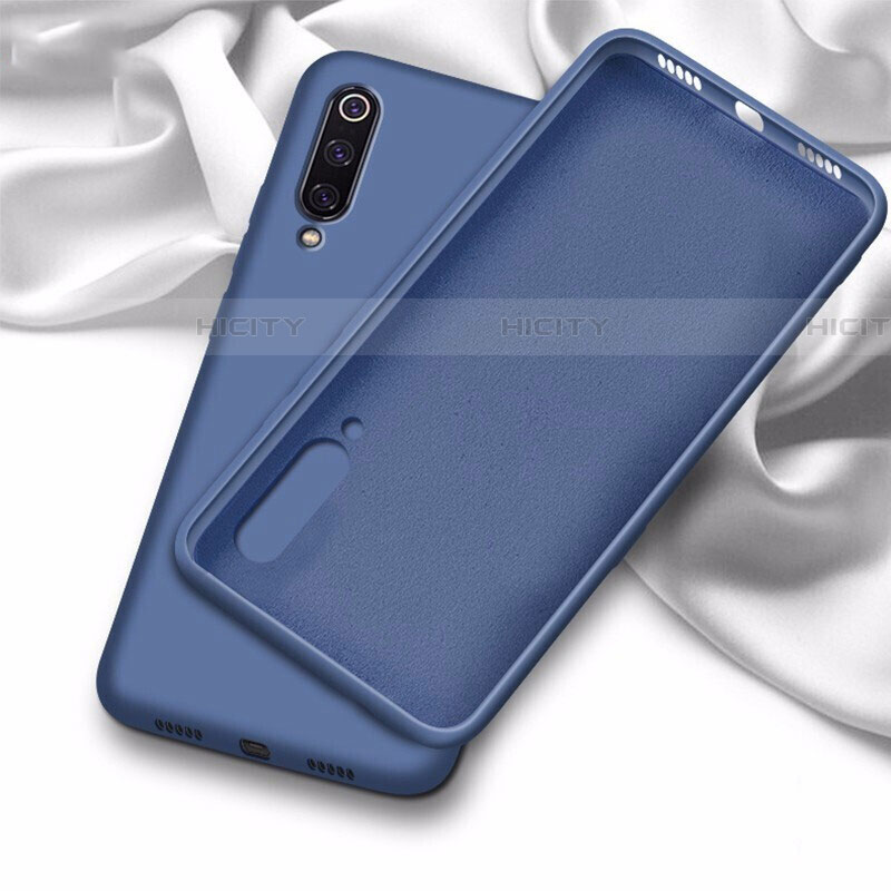 Coque Ultra Fine Silicone Souple 360 Degres Housse Etui C02 pour Samsung Galaxy A70 Bleu Plus