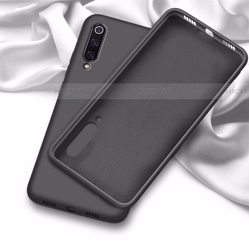 Coque Ultra Fine Silicone Souple 360 Degres Housse Etui C02 pour Samsung Galaxy A70 Noir Plus