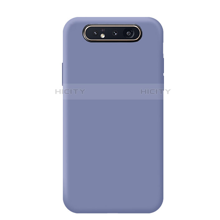 Coque Ultra Fine Silicone Souple 360 Degres Housse Etui C02 pour Samsung Galaxy A80 Violet Plus