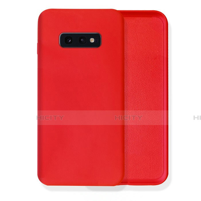 Coque Ultra Fine Silicone Souple 360 Degres Housse Etui C02 pour Samsung Galaxy S10 5G Rouge Plus