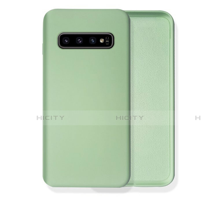 Coque Ultra Fine Silicone Souple 360 Degres Housse Etui C02 pour Samsung Galaxy S10 5G Vert Plus