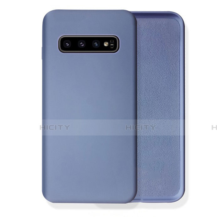 Coque Ultra Fine Silicone Souple 360 Degres Housse Etui C02 pour Samsung Galaxy S10 5G Violet Plus