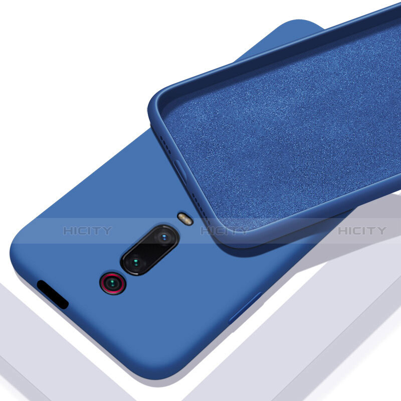 Coque Ultra Fine Silicone Souple 360 Degres Housse Etui C02 pour Xiaomi Redmi K20 Pro Bleu Plus