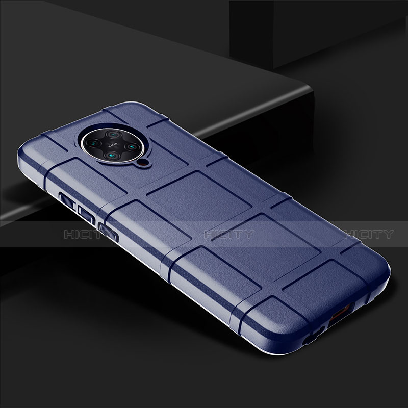 Coque Ultra Fine Silicone Souple 360 Degres Housse Etui C02 pour Xiaomi Redmi K30 Pro Zoom Bleu Plus