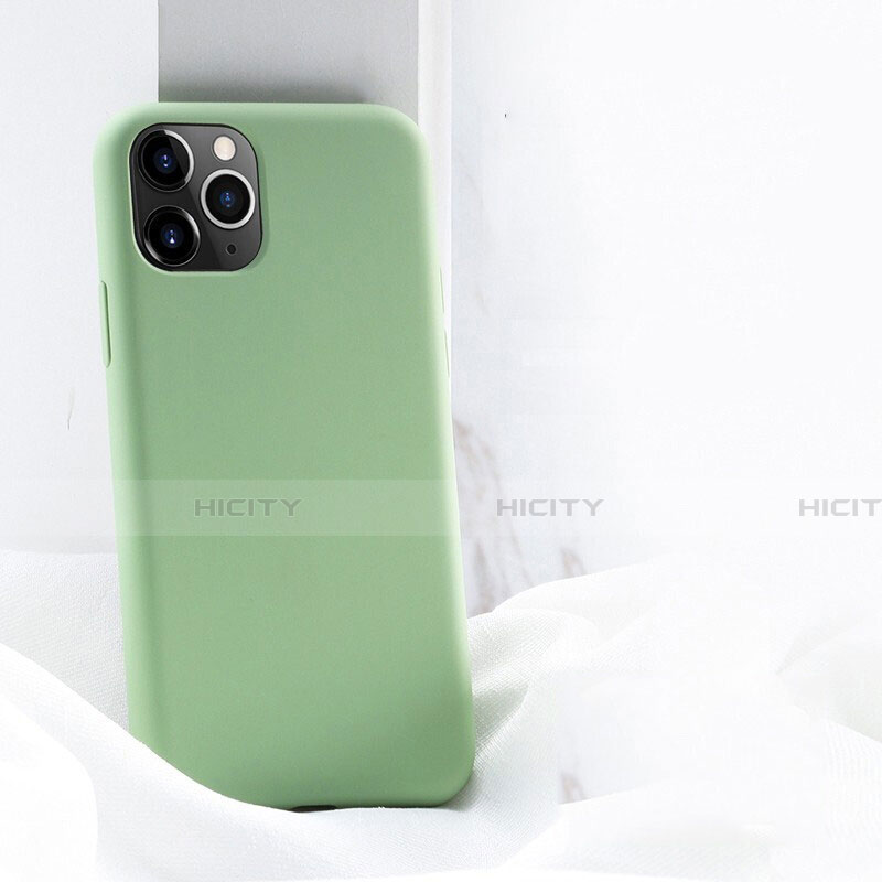 Coque Ultra Fine Silicone Souple 360 Degres Housse Etui C03 pour Apple iPhone 11 Pro Vert Plus