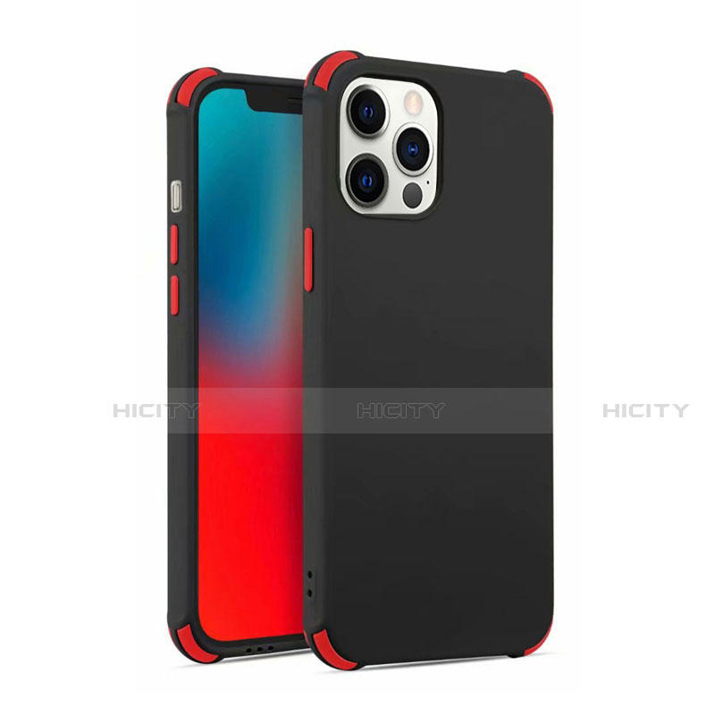 Coque Ultra Fine Silicone Souple 360 Degres Housse Etui C03 pour Apple iPhone 12 Pro Max Noir Plus