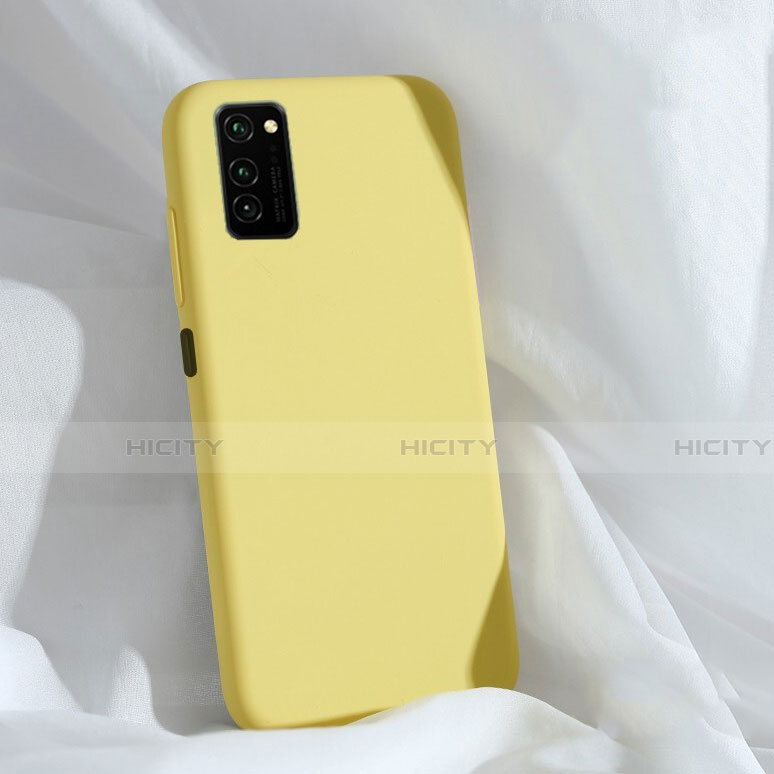 Coque Ultra Fine Silicone Souple 360 Degres Housse Etui C03 pour Huawei Honor View 30 Pro 5G Jaune Plus