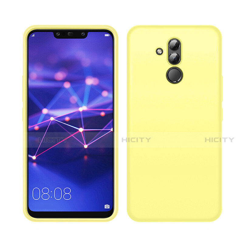 Coque Ultra Fine Silicone Souple 360 Degres Housse Etui C03 pour Huawei Mate 20 Lite Jaune Plus