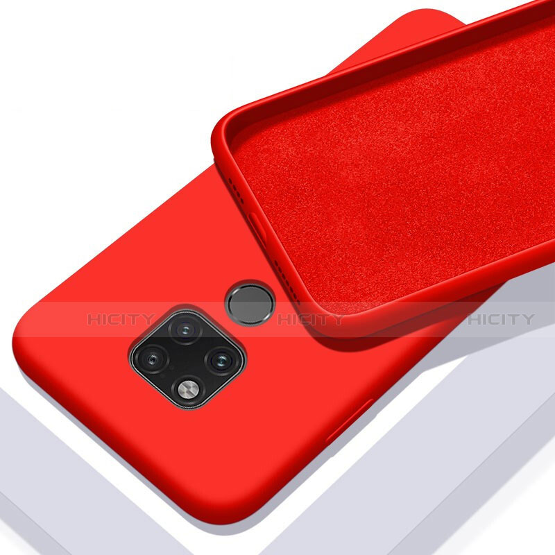 Coque Ultra Fine Silicone Souple 360 Degres Housse Etui C03 pour Huawei Mate 20 X 5G Rouge Plus