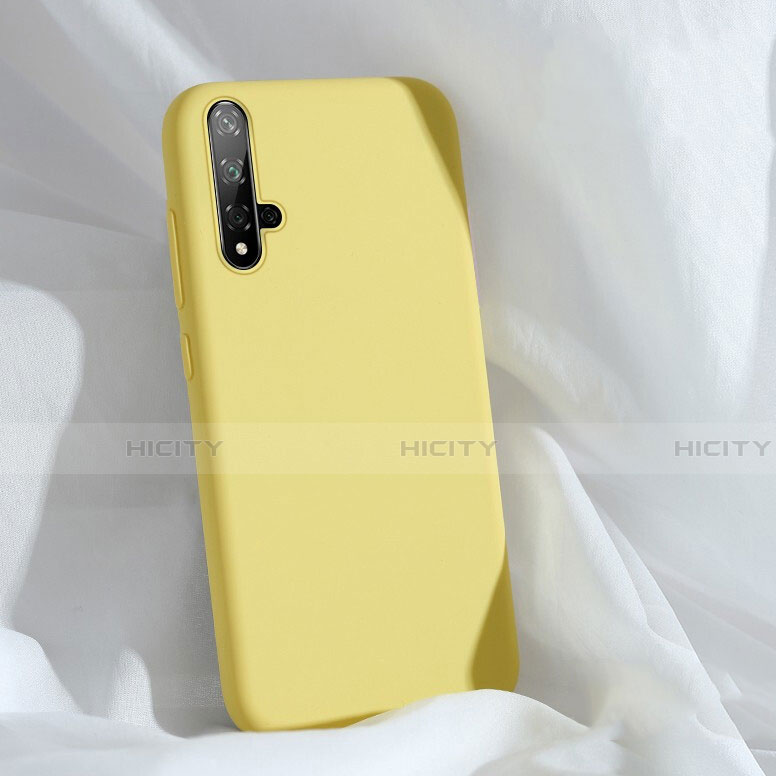 Coque Ultra Fine Silicone Souple 360 Degres Housse Etui C03 pour Huawei Nova 5 Jaune Plus