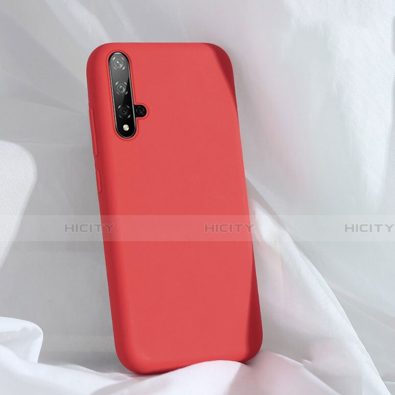 Coque Ultra Fine Silicone Souple 360 Degres Housse Etui C03 pour Huawei Nova 5 Pro Rouge Plus