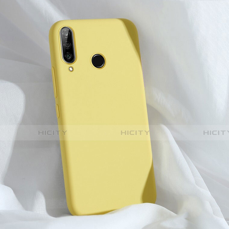 Coque Ultra Fine Silicone Souple 360 Degres Housse Etui C03 pour Huawei P30 Lite Jaune Plus