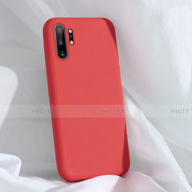 Coque Ultra Fine Silicone Souple 360 Degres Housse Etui C03 pour Samsung Galaxy Note 10 Plus 5G Rouge Plus