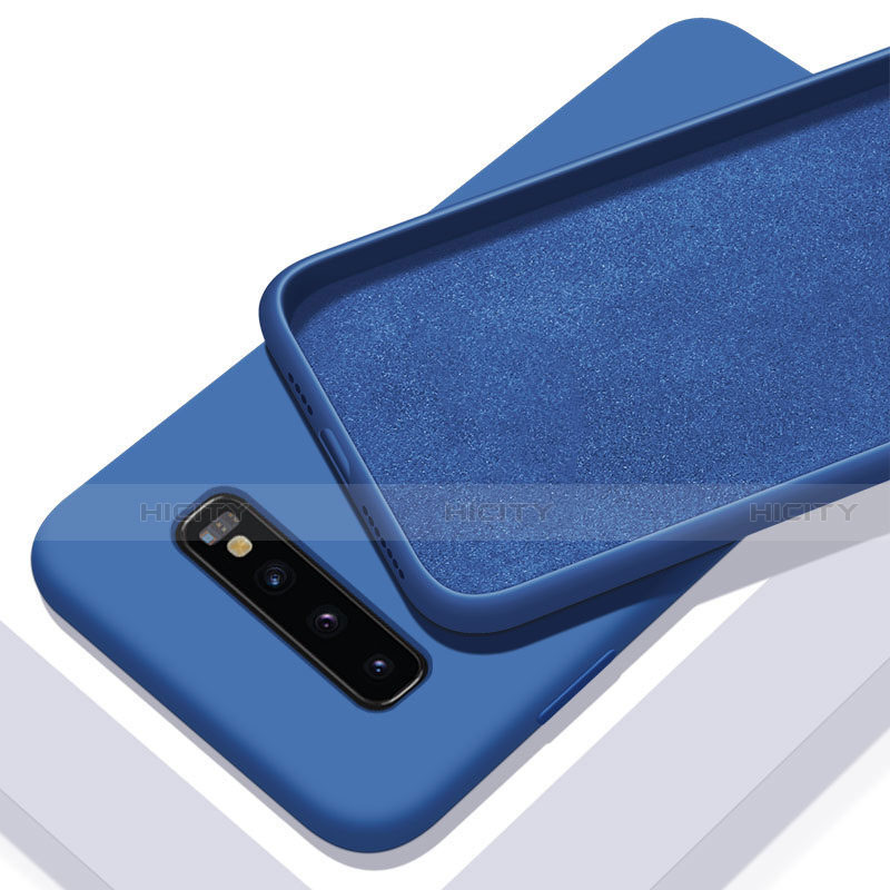 Coque Ultra Fine Silicone Souple 360 Degres Housse Etui C03 pour Samsung Galaxy S10 5G Bleu Plus