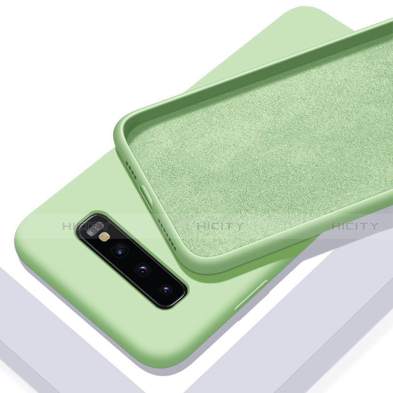 Coque Ultra Fine Silicone Souple 360 Degres Housse Etui C03 pour Samsung Galaxy S10 5G Vert Plus