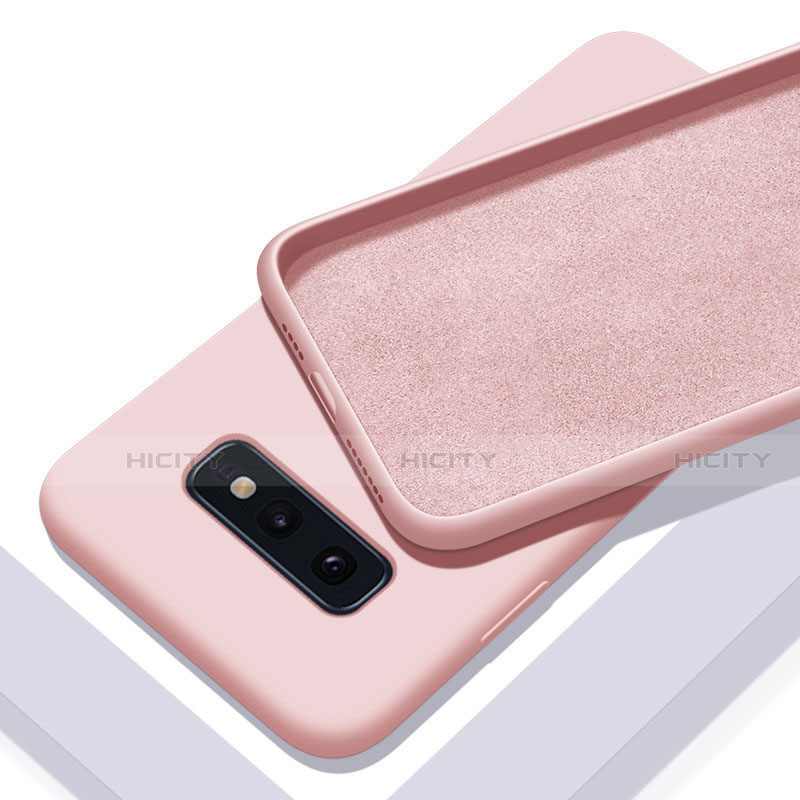 Coque Ultra Fine Silicone Souple 360 Degres Housse Etui C03 pour Samsung Galaxy S10e Rose Plus