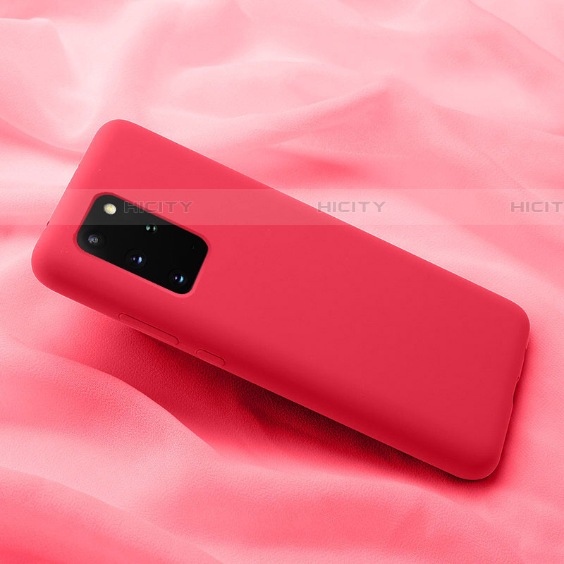 Coque Ultra Fine Silicone Souple 360 Degres Housse Etui C03 pour Samsung Galaxy S20 Plus 5G Rouge Plus