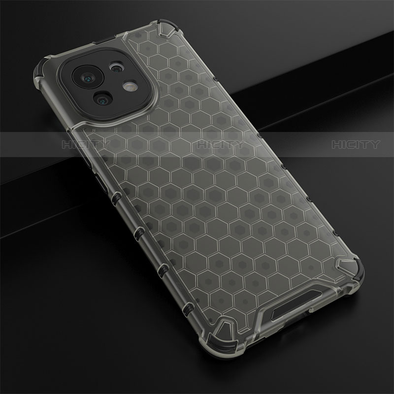 Coque Ultra Fine Silicone Souple 360 Degres Housse Etui C03 pour Xiaomi Mi 11 Lite 5G NE Gris Plus