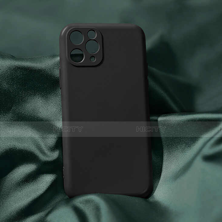 Coque Ultra Fine Silicone Souple 360 Degres Housse Etui C04 pour Apple iPhone 11 Pro Noir Plus