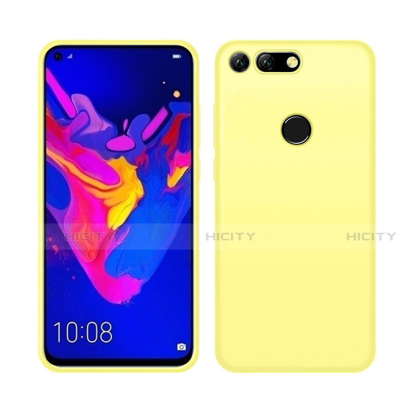 Coque Ultra Fine Silicone Souple 360 Degres Housse Etui C04 pour Huawei Honor View 20 Jaune Plus